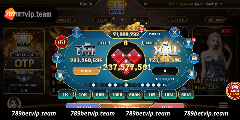 Địa chỉ chơi game Tài xỉu 789bet trực tuyến uy tín